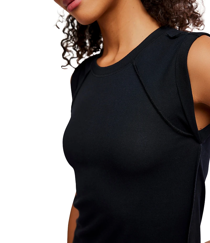FP Movement Love My Twist Crew Neck Sleeveless Muscle Tank