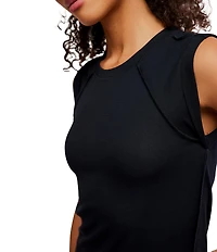 FP Movement Love My Twist Crew Neck Sleeveless Muscle Tank