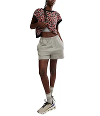 FP Movement My Time Floral Print Crew Neck Short Sleeve Tee