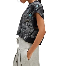 FP Movement My Time Floral Print Crew Neck Short Sleeve Tee