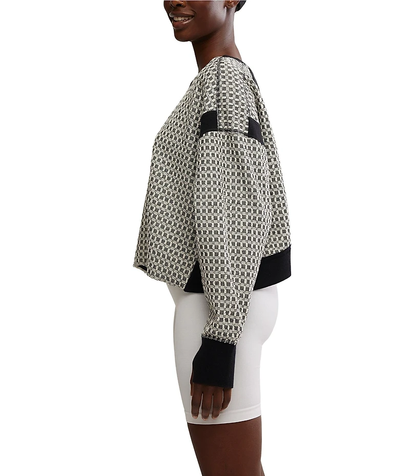 FP Movement My Time Reversible Textured Scoop Neck Long Sleeve Tee