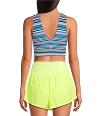 FP Movement Never Better Plunging V Front and Back Cropped Cami