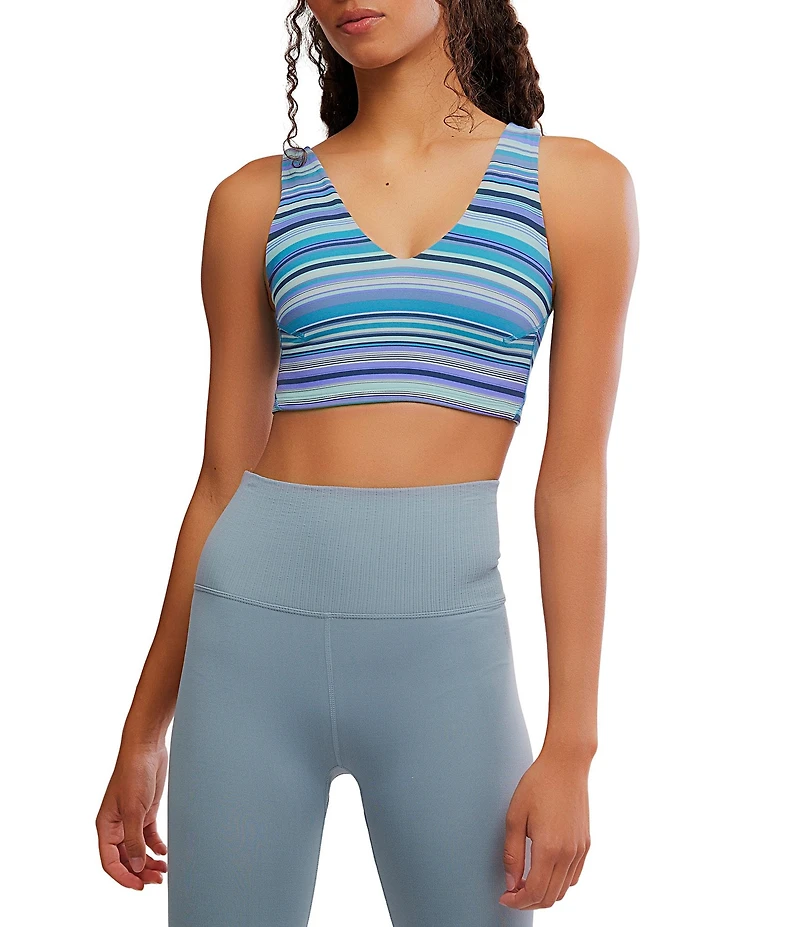 FP Movement Never Better Plunging V Front and Back Cropped Cami