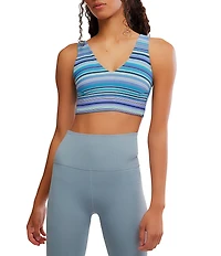 FP Movement Never Better Plunging V Front and Back Cropped Cami