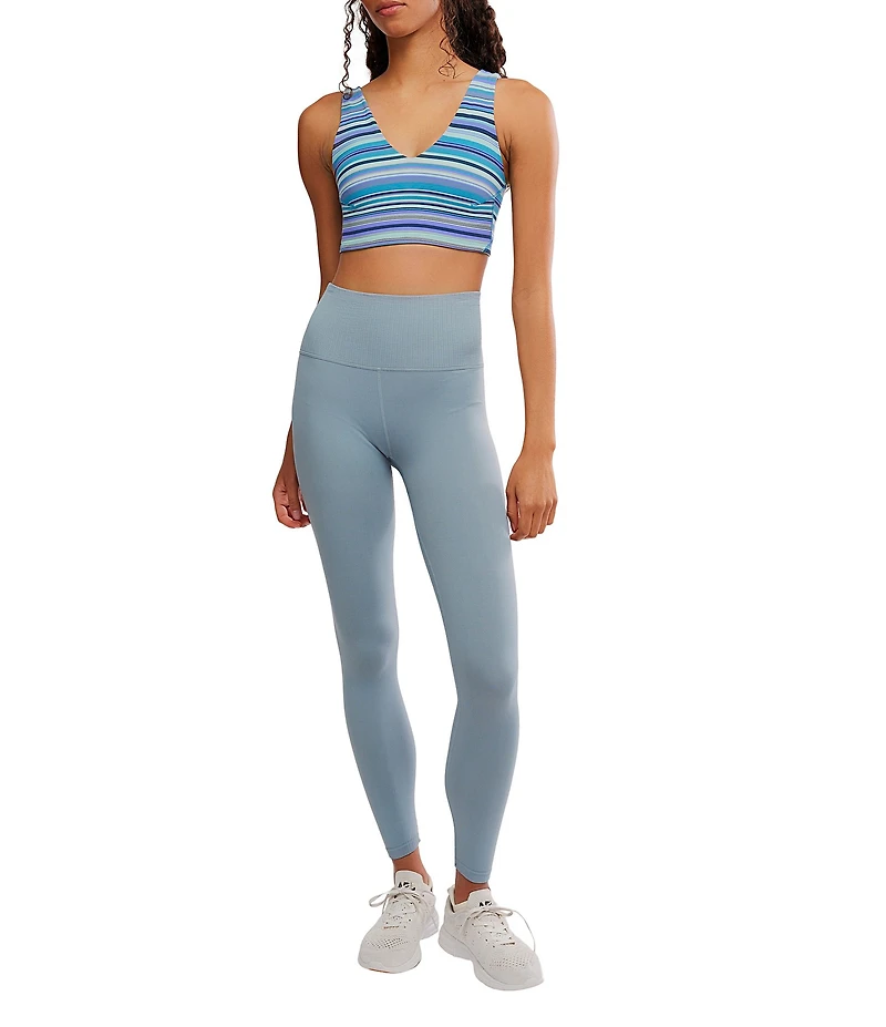 FP Movement Never Better Plunging V Front and Back Cropped Cami