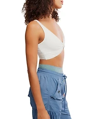 FP Movement Never Better Reversible Twist V-Neck Sleeveless Crop Top