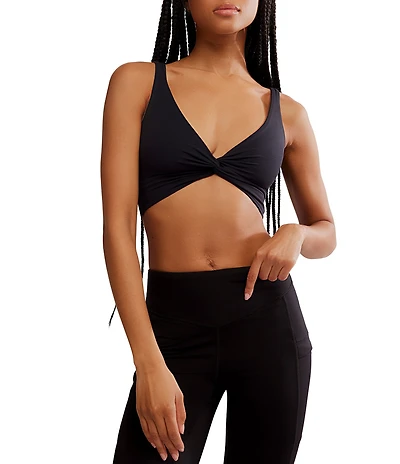FP Movement Never Better Reversible Twist V-Neck Sleeveless Crop Top