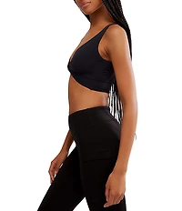FP Movement Never Better Reversible Twist V-Neck Sleeveless Crop Top