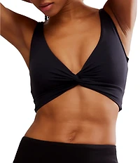 FP Movement Never Better Reversible Twist V-Neck Sleeveless Crop Top