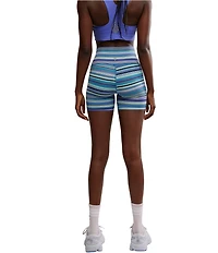 FP Movement Never Better Stripe Print High Rise Bike Shorts