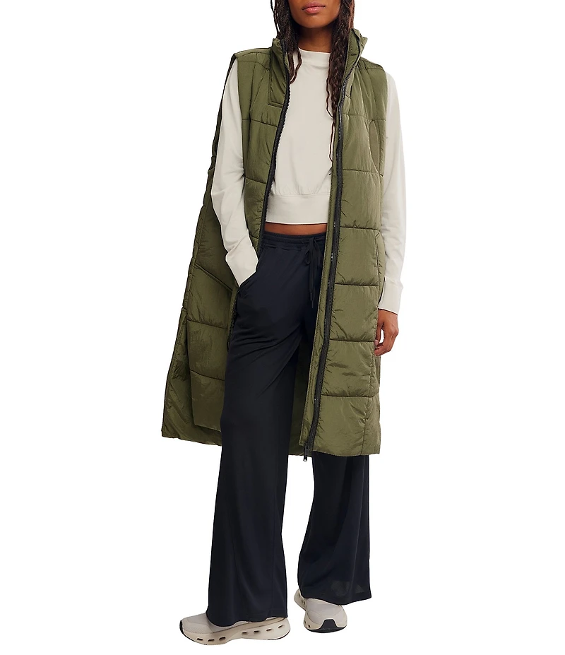 FP Movement On The Move Packable Puffer Sleeveless Knee Length Vest