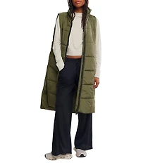 FP Movement On The Move Packable Puffer Sleeveless Knee Length Vest