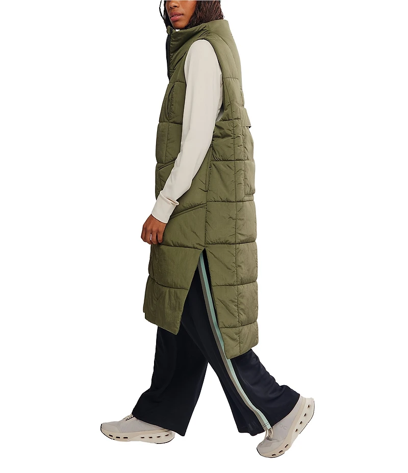 FP Movement On The Move Packable Puffer Sleeveless Knee Length Vest