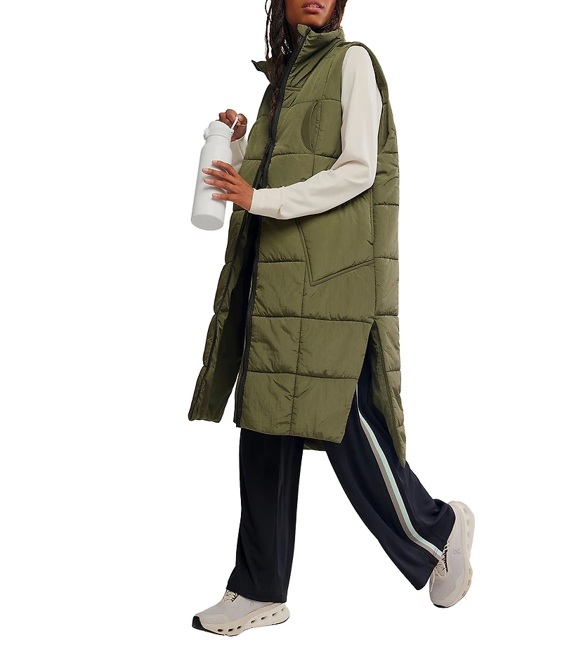 FP Movement On The Move Packable Puffer Sleeveless Knee Length Vest