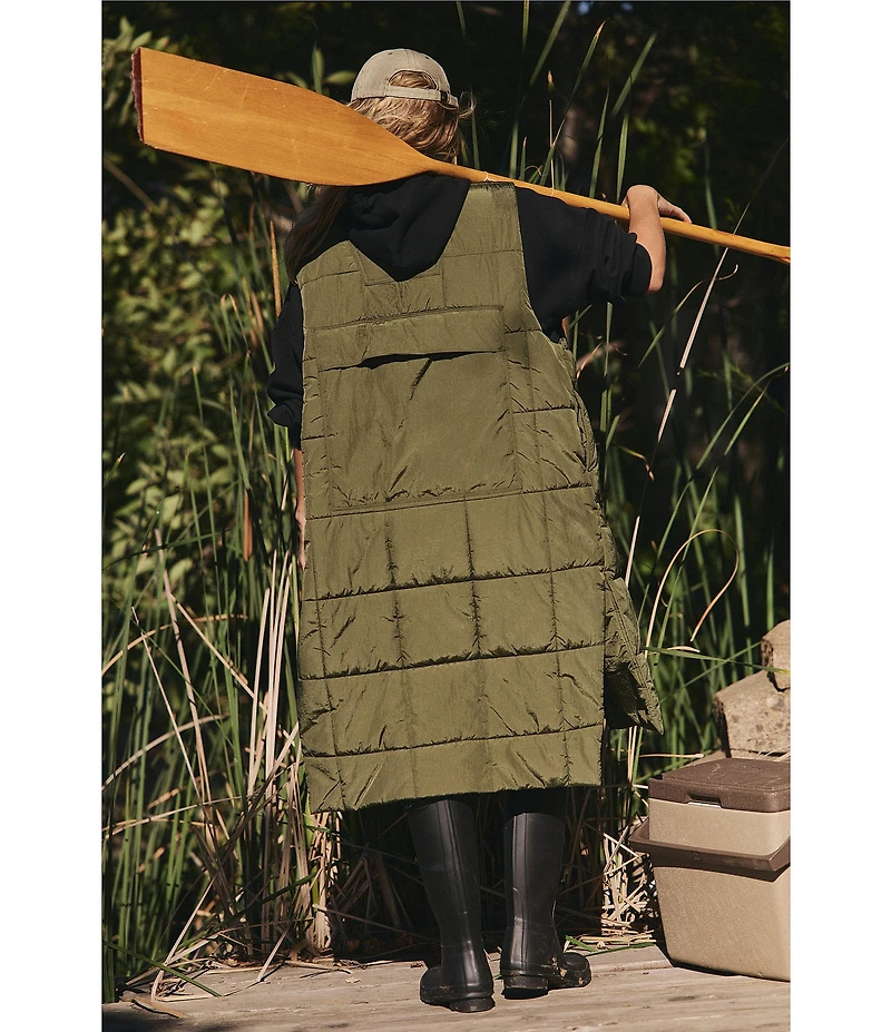 FP Movement On The Move Packable Puffer Sleeveless Knee Length Vest