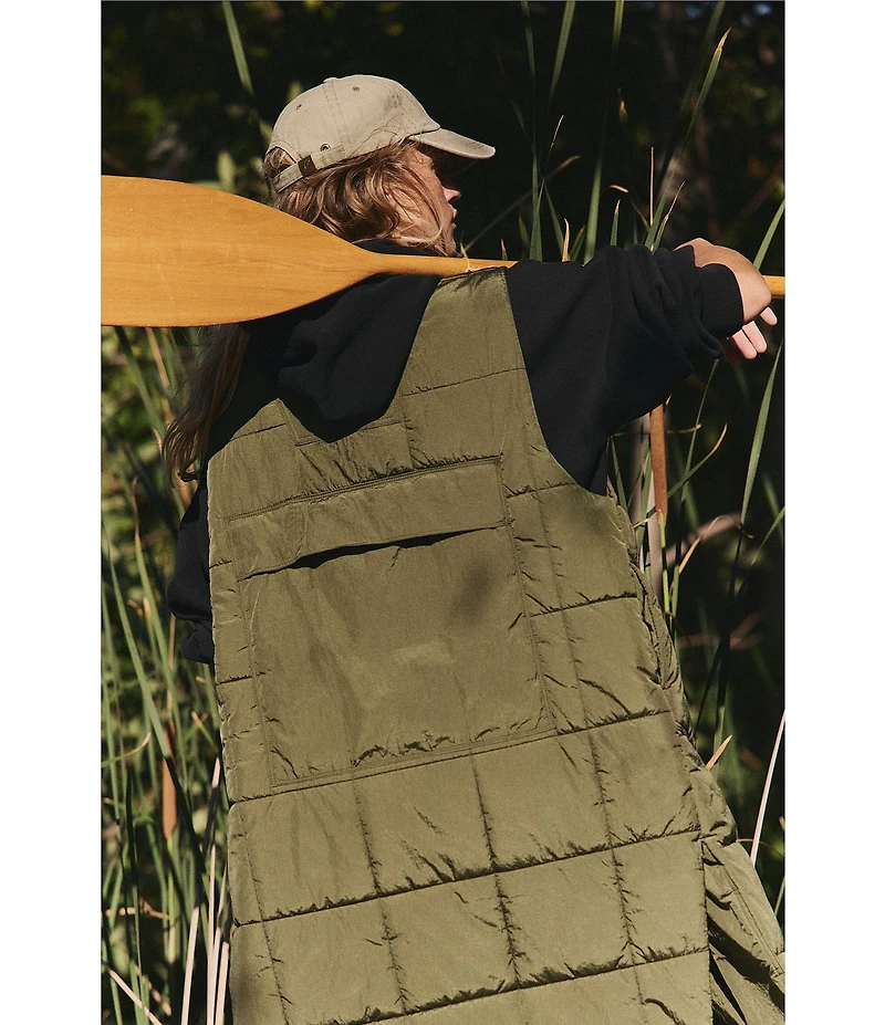 FP Movement On The Move Packable Puffer Sleeveless Knee Length Vest