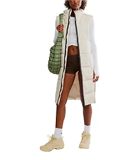 FP Movement On The Move Packable Puffer Sleeveless Knee Length Vest