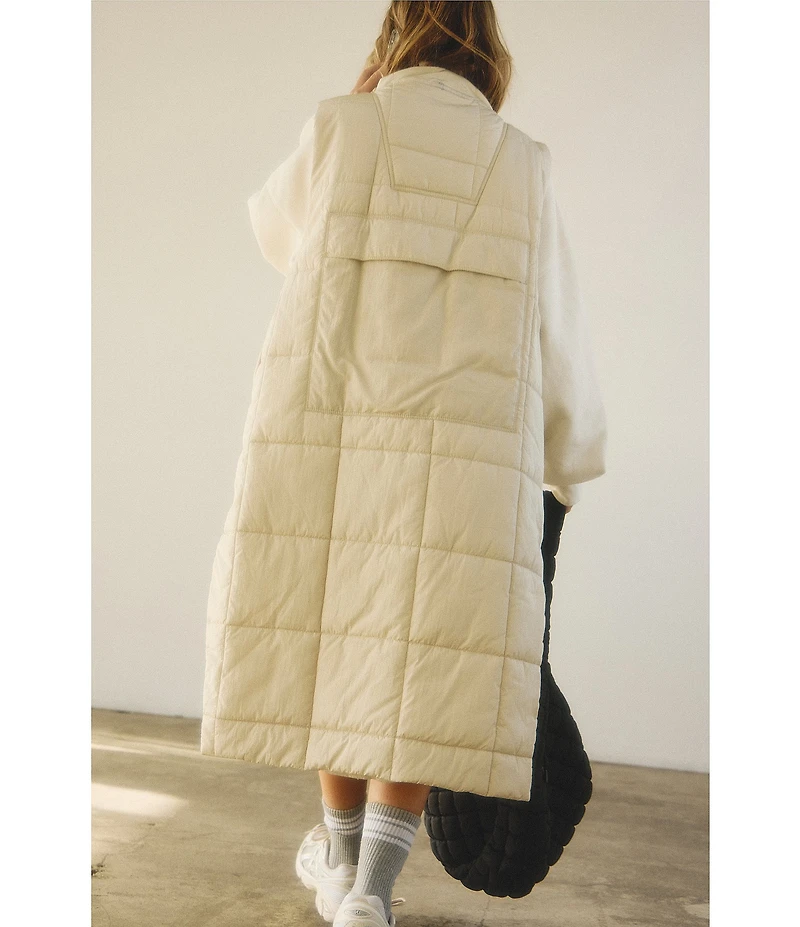 FP Movement On The Move Packable Puffer Sleeveless Knee Length Vest