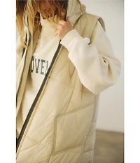FP Movement On The Move Packable Puffer Sleeveless Knee Length Vest