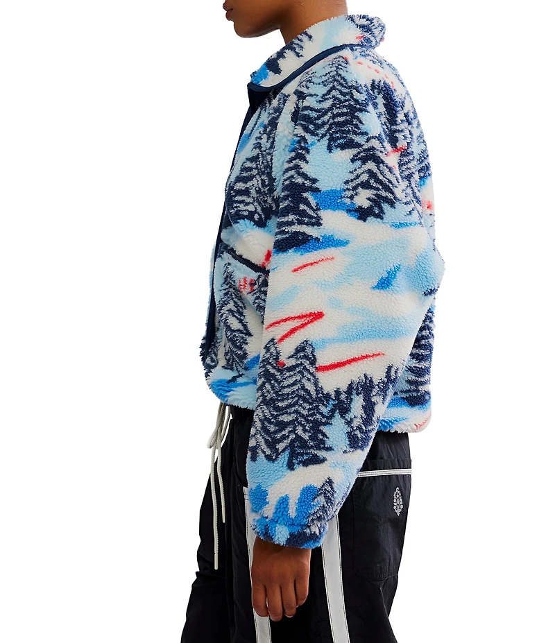 FP Movement Rocky Ridge Printed Fleece Long Sleeve Jacket