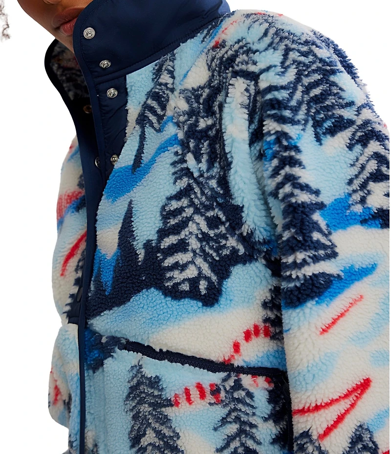 FP Movement Rocky Ridge Printed Fleece Long Sleeve Jacket