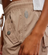 FP Movement Set Me Free Mid Rise Shirred Paneling Elasticated Cuff Jogger Pants