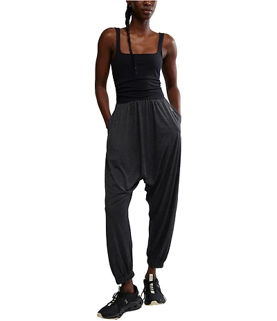 FP Movement Shiny Happy Square Neck Sleeveless Jumpsuit