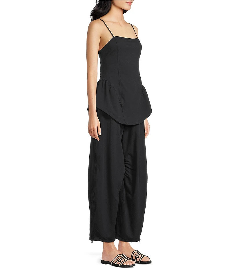 FP Movement Stay With It Square Neck Sleeveless Tank and Wide Leg Pant Two-Piece Set
