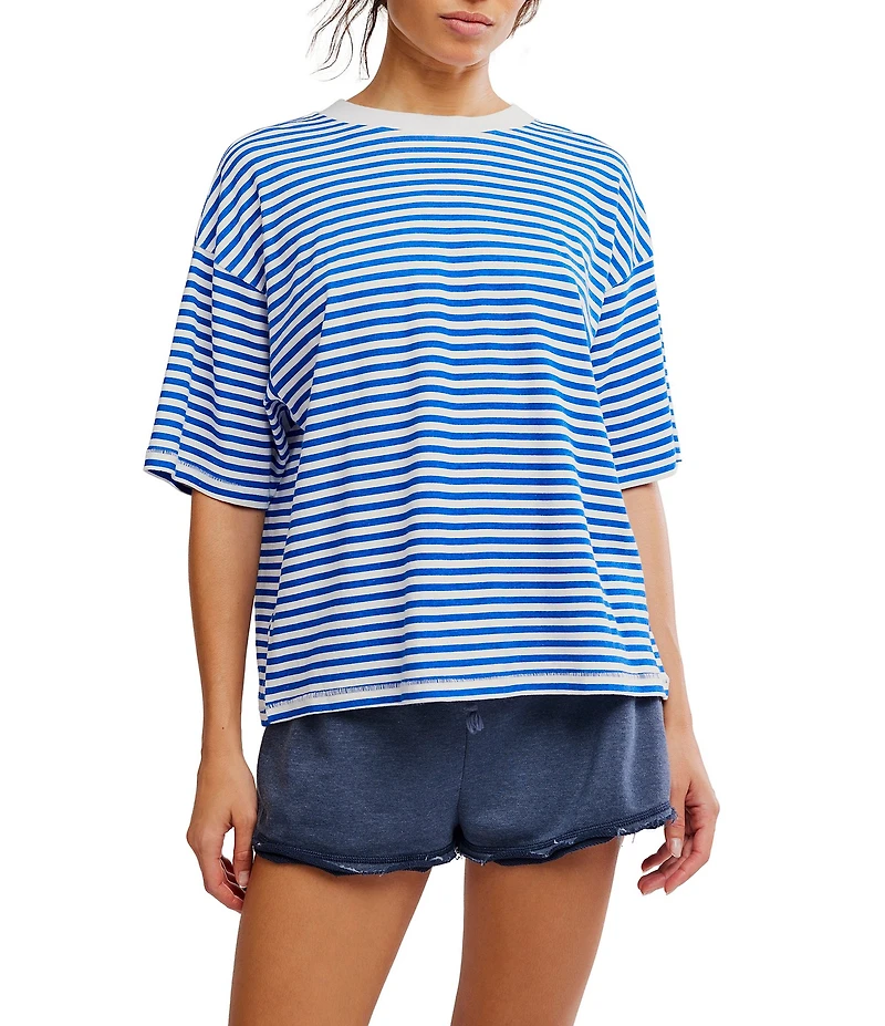 FP Movement Stripe Tackle Crew Neck Short Sleeve Tee