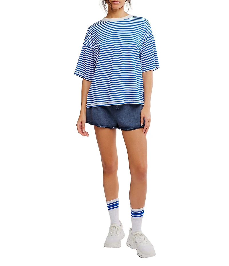 FP Movement Stripe Tackle Crew Neck Short Sleeve Tee