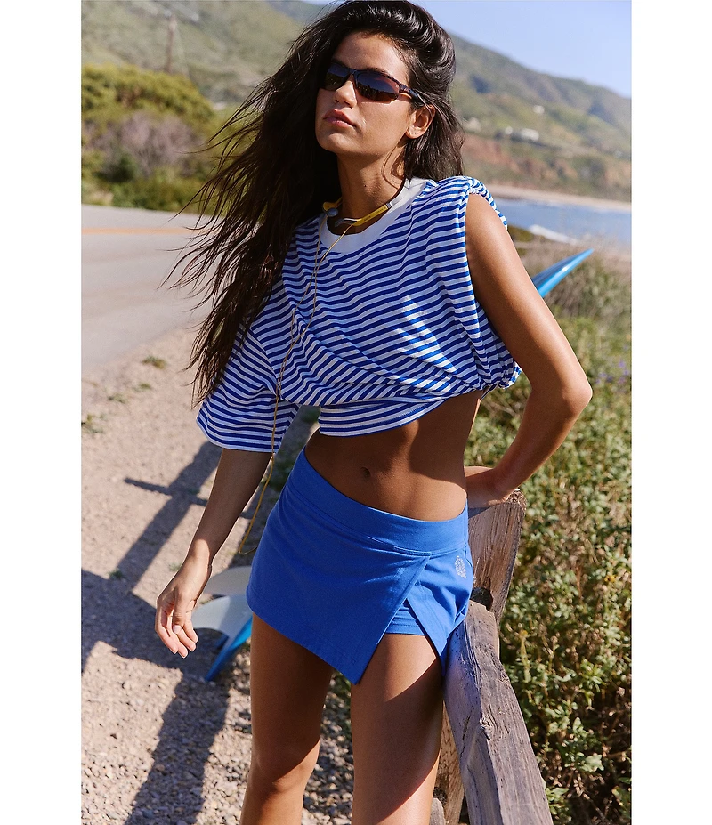 FP Movement Stripe Tackle Crew Neck Short Sleeve Tee