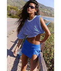 FP Movement Stripe Tackle Crew Neck Short Sleeve Tee