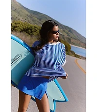 FP Movement Stripe Tackle Crew Neck Short Sleeve Tee