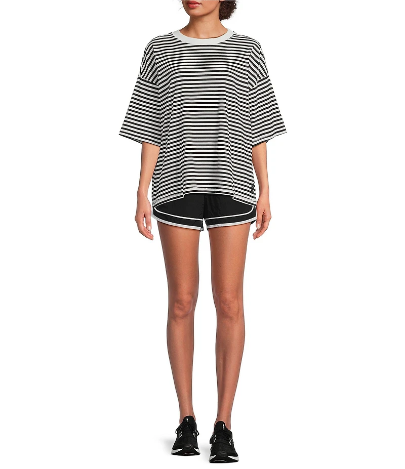 FP Movement Stripe Tackle Crew Neck Short Sleeve Tee