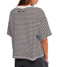 FP Movement Stripe Tackle Crew Neck Short Sleeve Tee