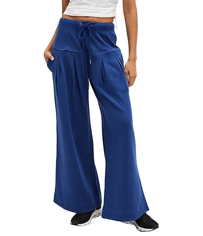 FP Movement Studio Siren High Rise Wide Leg Drawstring Pants