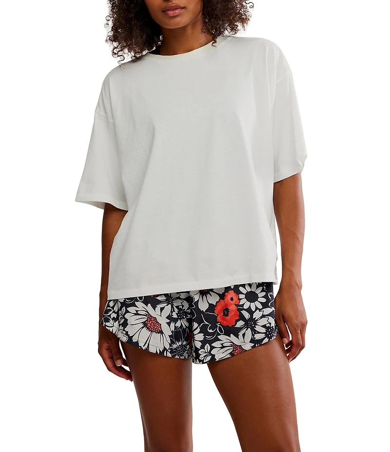 FP Movement Tackle Tee Scoop Neck Short Sleeve Boxy Tee