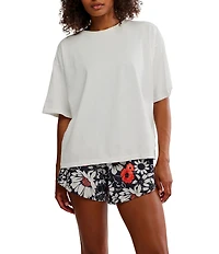 FP Movement Tackle Tee Scoop Neck Short Sleeve Boxy Tee