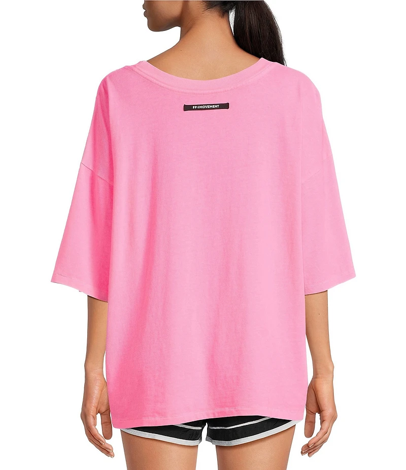 FP Movement Tackle Tee Scoop Neck Short Sleeve Boxy Tee