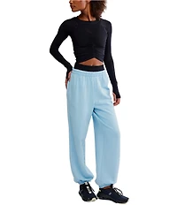 FP Movement Tempo Ruched Crew Neck Long Sleeve Top