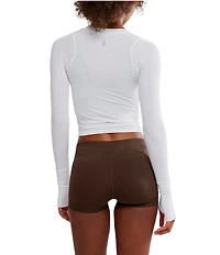 FP Movement Tempo Ruched Crew Neck Long Sleeve Top