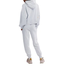 FP Movement Undefeated Hooded Long Sleeve Cropped Sweatshirt & High Rise Sweat Pants Set