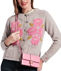 FRANCES VALENTINE Crossbody Accordion Buckled Wallet