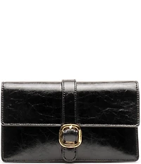 FRANCES VALENTINE Crossbody Accordion Buckled Wallet