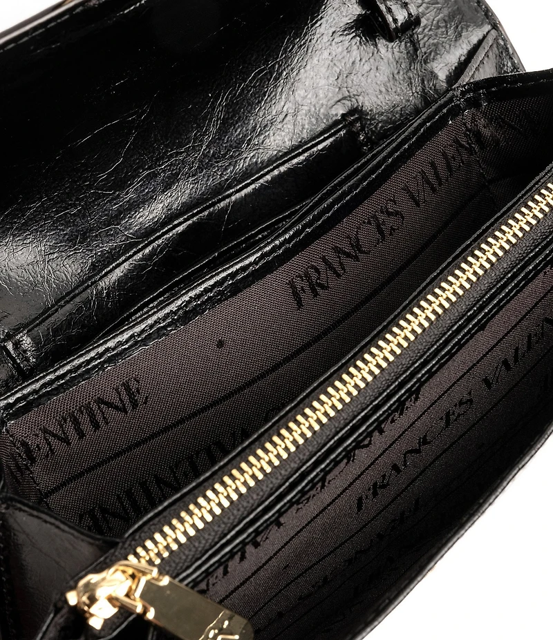 FRANCES VALENTINE Crossbody Accordion Buckled Wallet