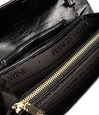 FRANCES VALENTINE Crossbody Accordion Buckled Wallet