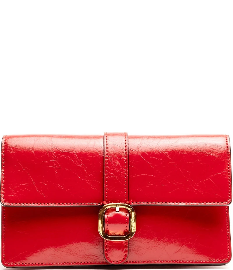 FRANCES VALENTINE Crossbody Accordion Buckled Wallet