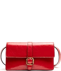 FRANCES VALENTINE Crossbody Accordion Buckled Wallet