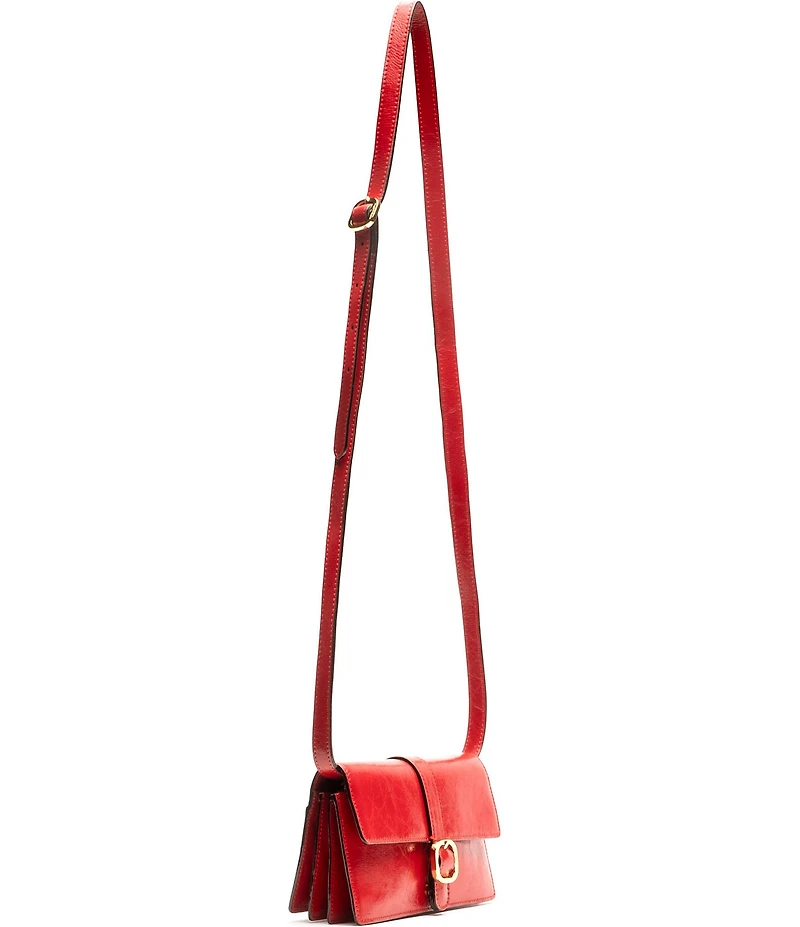 FRANCES VALENTINE Crossbody Accordion Buckled Wallet