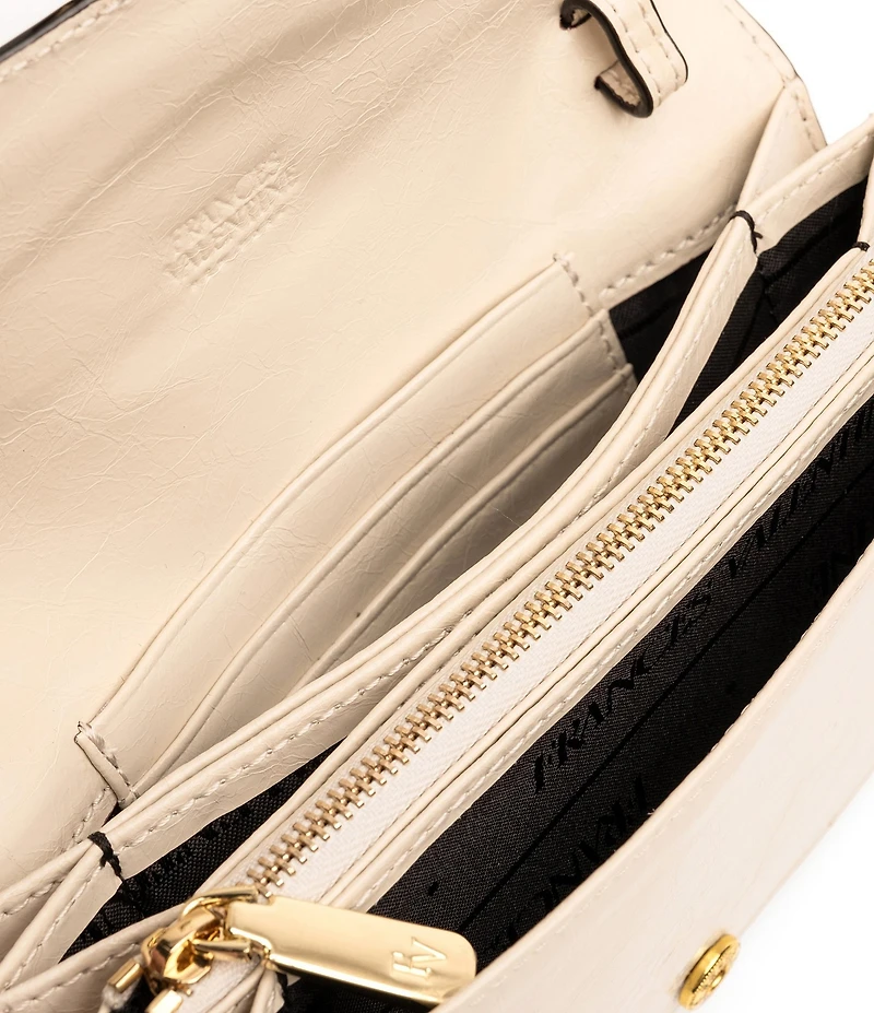 FRANCES VALENTINE Crossbody Accordion Buckled Wallet